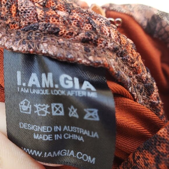 I.AM.GIA Colette Snake Ruched Pants - Picture 6 of 7